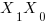 X_1 X_0