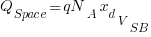 Q_Space = qN_A x_d_V_SB 