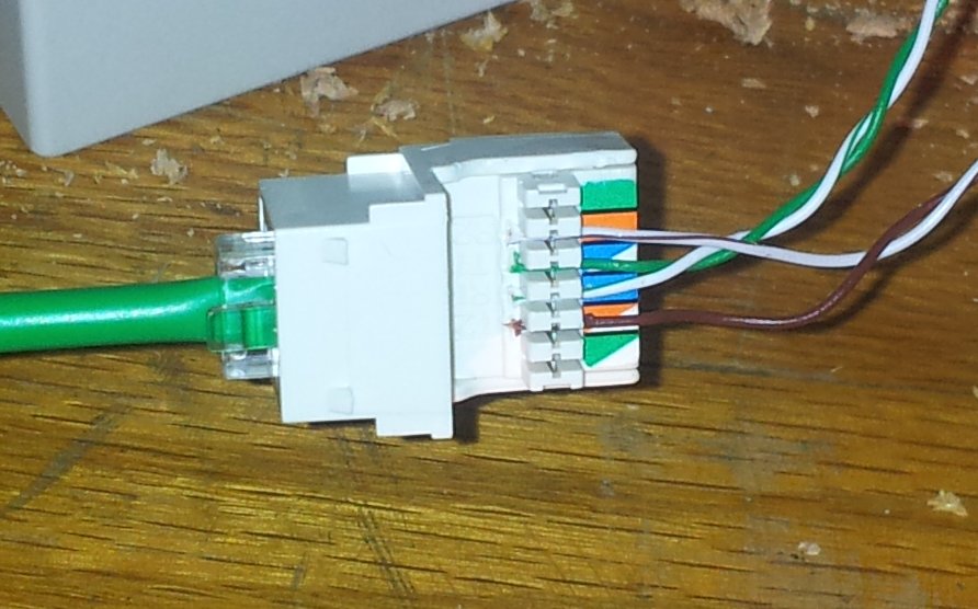Putting a connector on ATT DSL Bonded Pair Modem input ... dsl wall jack wiring diagram 